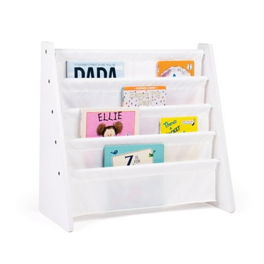Humble Crew Kids Cambridge Bookshelf 4 Tier Book Storage, White