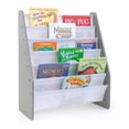 thumbnail image 1 of Humble Crew Kids Bookrack Supersized 6-Tier Storage Bookshelf, Grey/White, 1 of 7