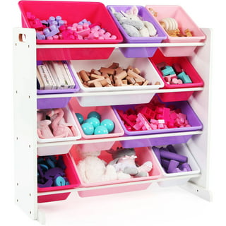 Household Essentials Medium Decorative Storage Bins, 2pk, Pink and Mini Dot