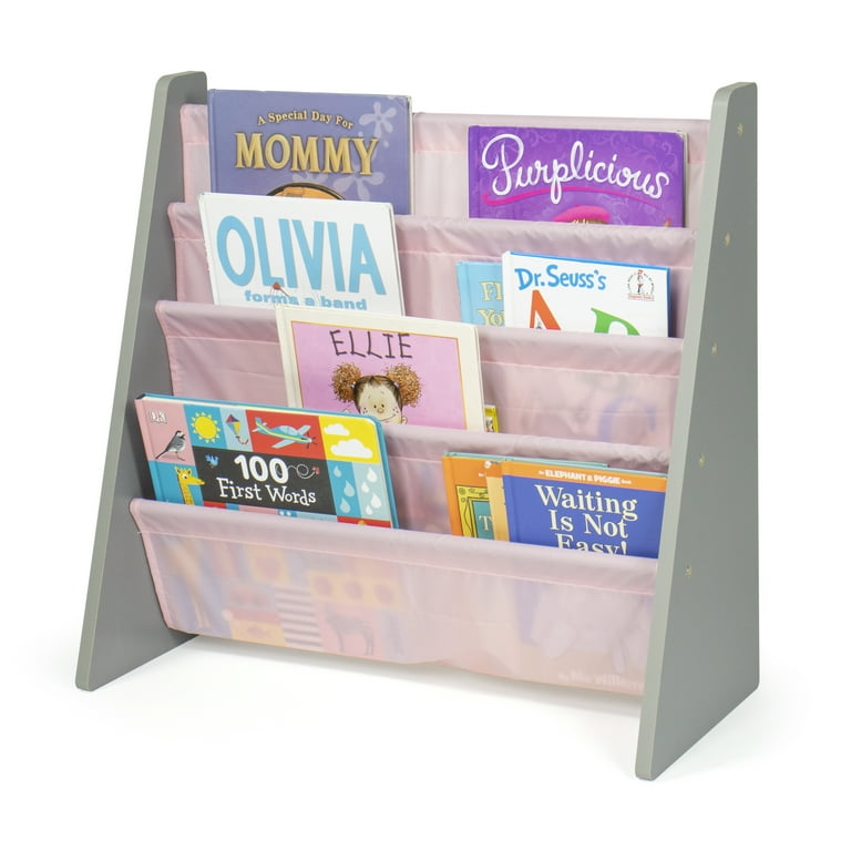 HOMESMITHS Primary Kids Book Rack Bookshelf Comic Storage 4 Tiers Shelf  Perfect for Home Kindergarten PlaySchools Homeschooling Color Book  Organizer