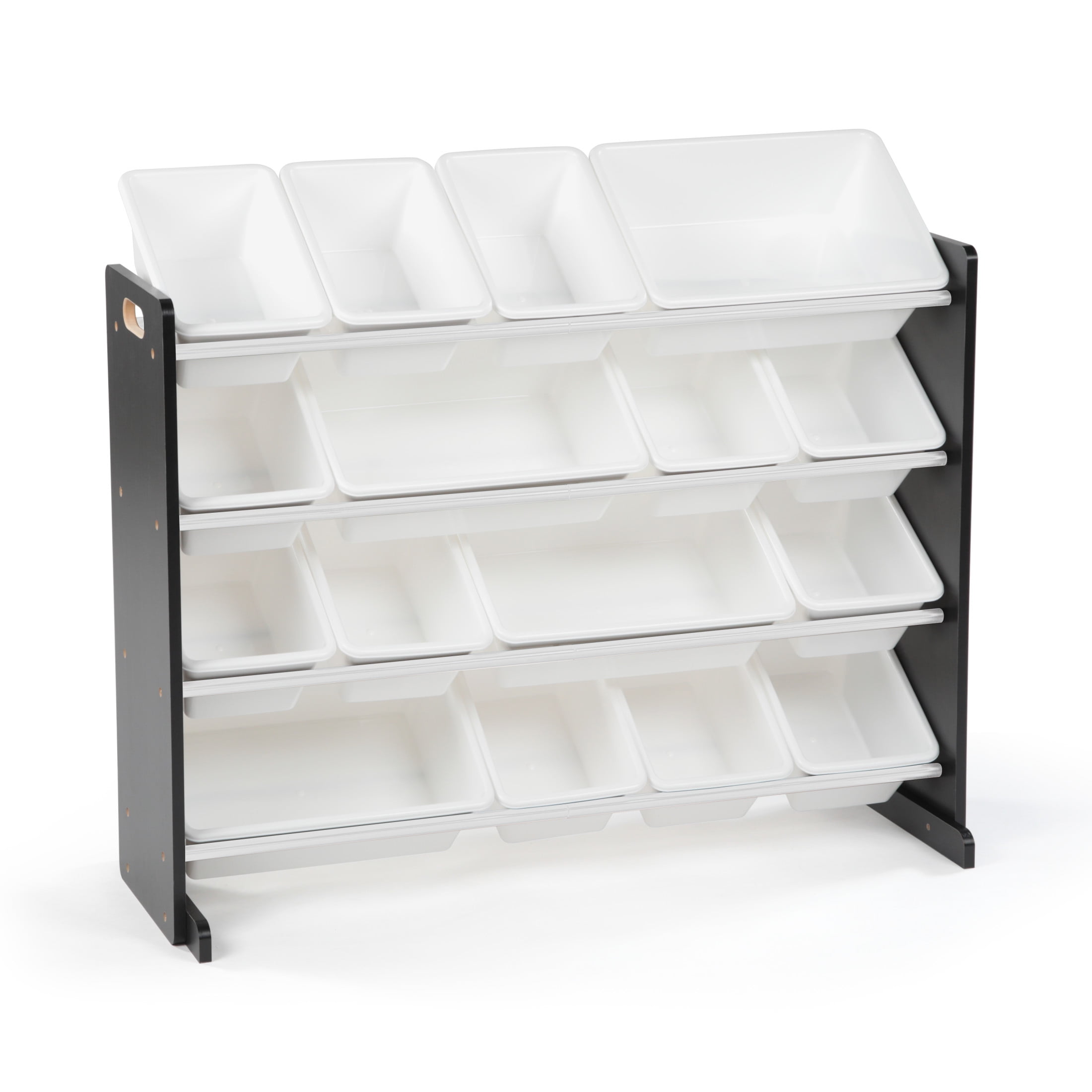 StorageSumatra Toy high quality Storage Organizer with Storage Bins Espresso/Gray