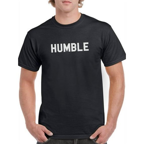 Humble Know Your Place Men Black T-Shirt, Male Large