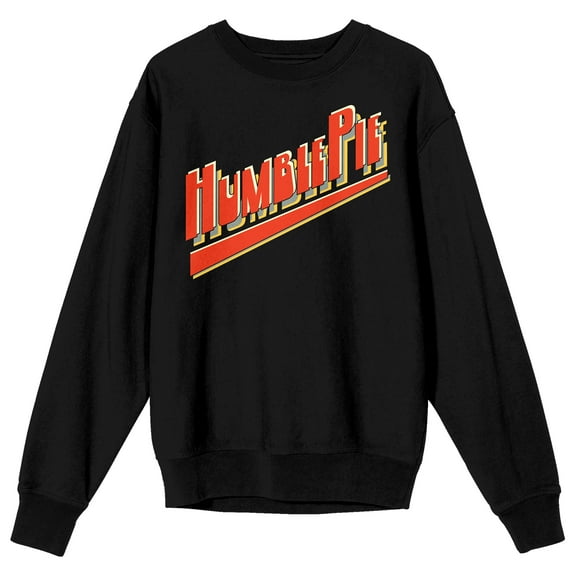 Humble Pie 1970-1975 Vinyl Box Set Logo Crew Neck Long Sleeve Black Adult Sweatshirt-3XL