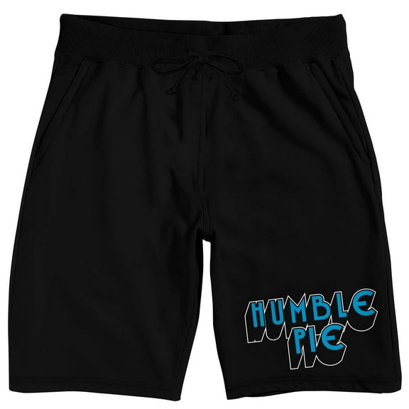 Humble Pie Logo Men's Black Lounge Shorts -Medium