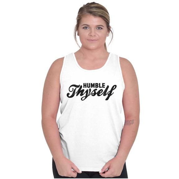 Humble Thyself Christian Faith Tank Top T Shirts Men Women Brisco Brands S