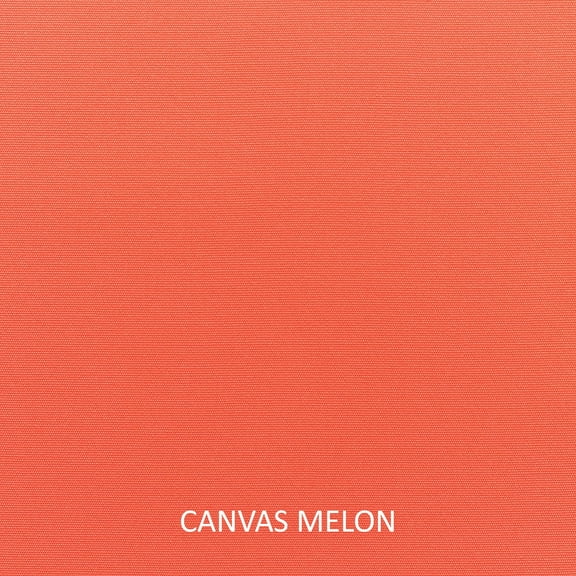 Humble and Haute Kokomo Solid Color Sunbrella Fabric Lounge Pillow and Cushion Set - 23.5 in w x 23 in d Melon