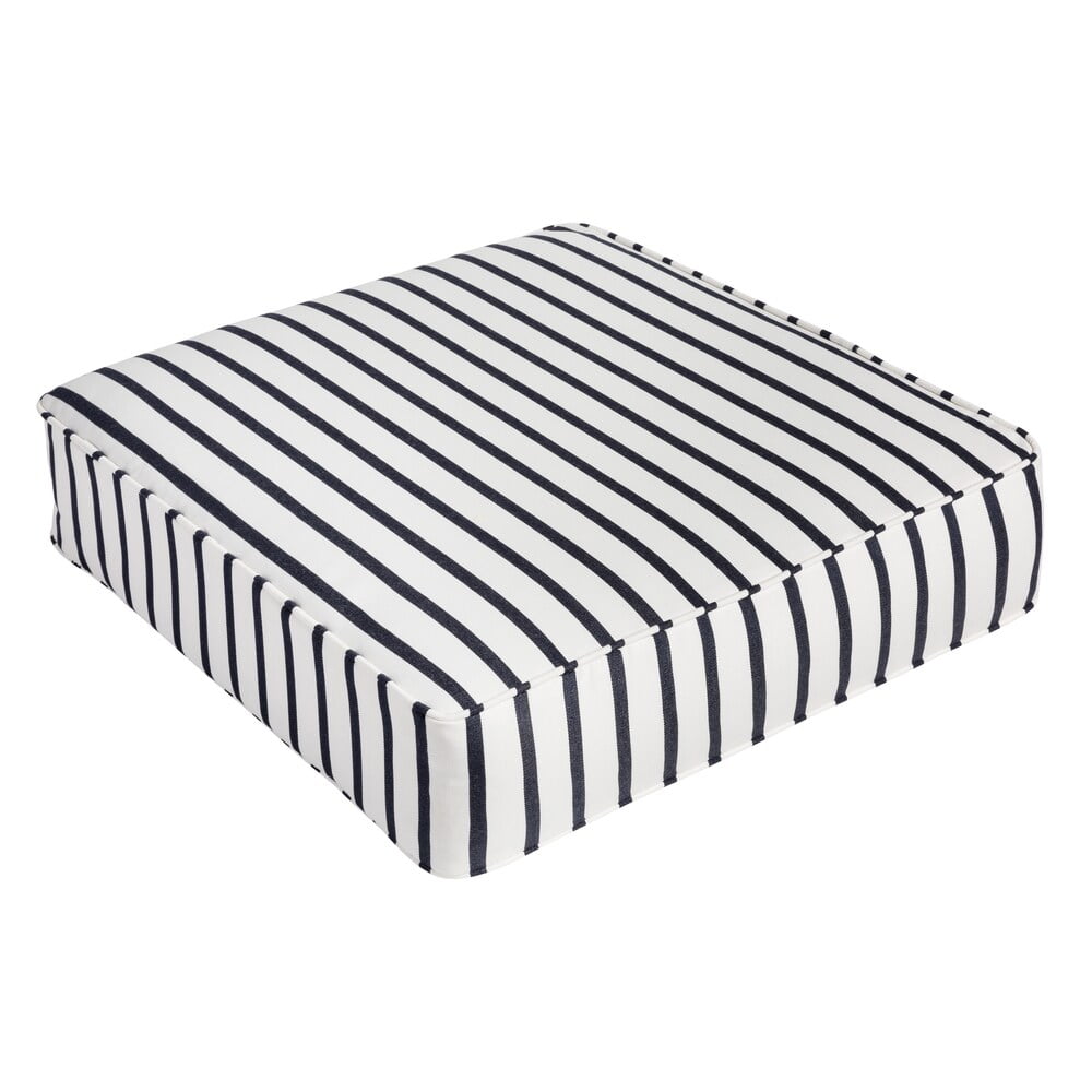 Humble and Haute Mabley Sunbrella Lido Indigo Indoor/ Outdoor 22.5 Inch