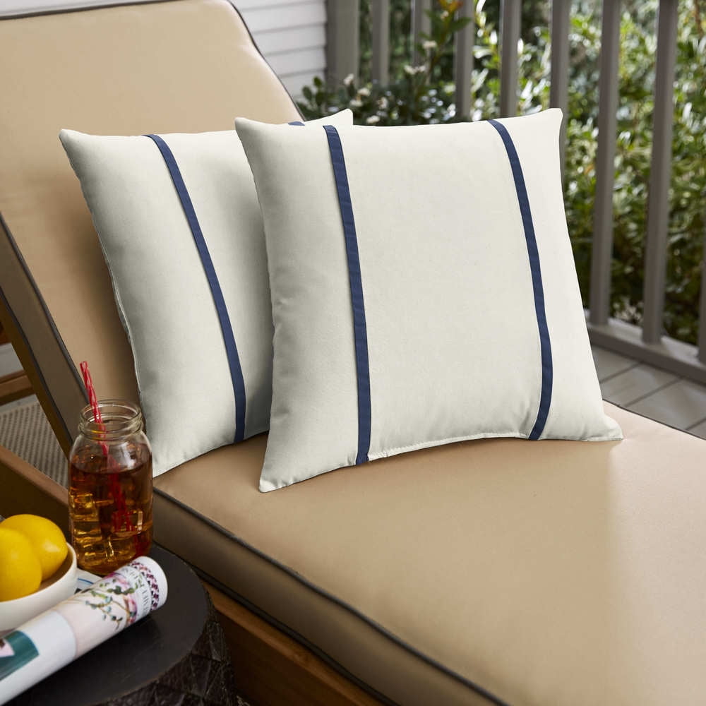 Navy and red outdoor pillows hot sale