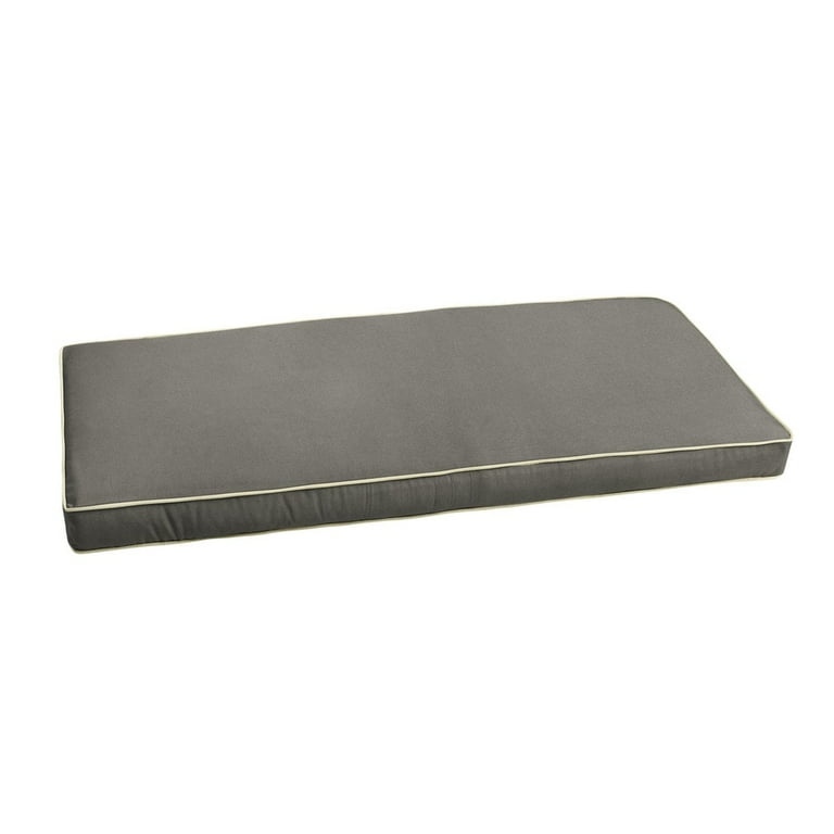 Charcoal bench cushion best sale
