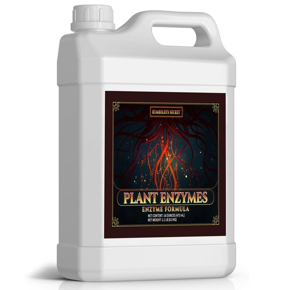 Humboldts Secret Plant Enzymes | 7,000 Active Units per mL | Root & Soil Enzyme Additive for Hydroponic and Aeroponic Systems | Boosts Growth and Root Strength for Maximum Nutrient Uptake | 16 Ounce