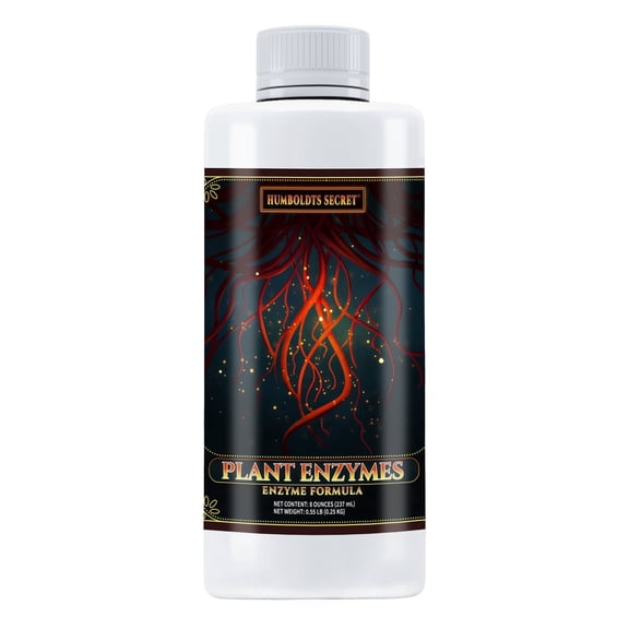Humboldts Secret Plant Enzymes | 7,000 Active Units per mL | Root & Soil Enzyme Additive for Hydroponic and Aeroponic Systems | Boosts Growth and Root Strength for Maximum Nutrient Uptake | 8 Ounce