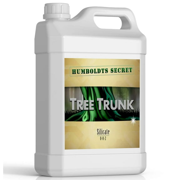 Humboldts Secret Tree Trunk | Potassium Silicate Additive | Liquid Fertilizer for Thicker Stalk, Stress Resistance & Branch Development | Indoor & Outdoor Plant Food, Hydroponic Nutrients, 2.5 Gallon