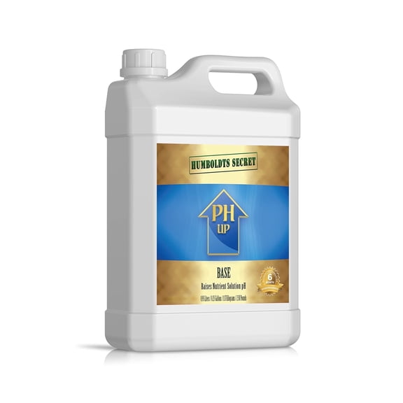Humboldts Secret pH Up For Plants | Hydroponics and Soil pH Adjustment | Concentrated Potassium Hydroxide Formula | Raises Nutrient Solution Levels for Strong Root Growth and Stability | 32 Ounce