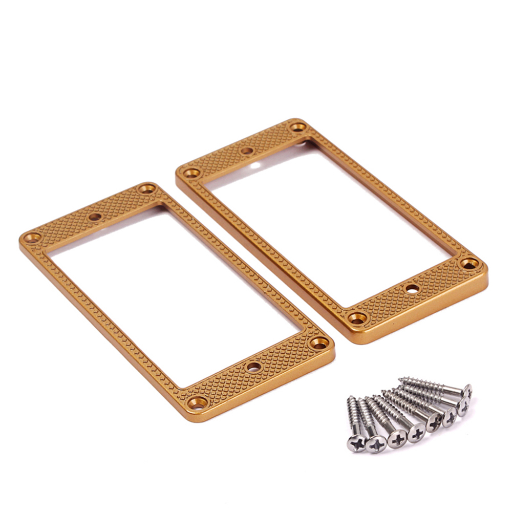 Humbucker Cover Plate Guitar Accesories Ring Acoustic Musical Mounting Metal Pickup Rings Flat