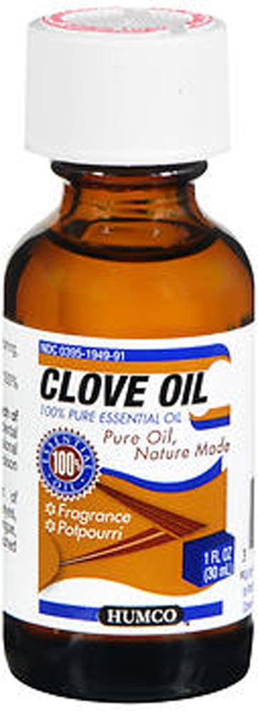 Humco 100% Essential Pure Clove Oil, 1 Fl. Oz.