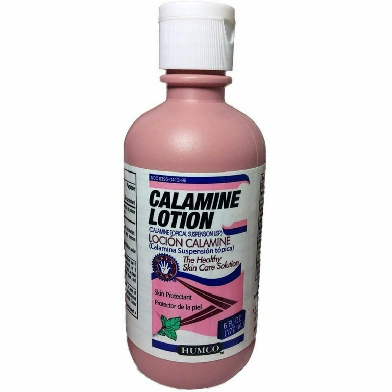 Humco Calamine Topical Analgesic Suspension Skin Protectant Lotion