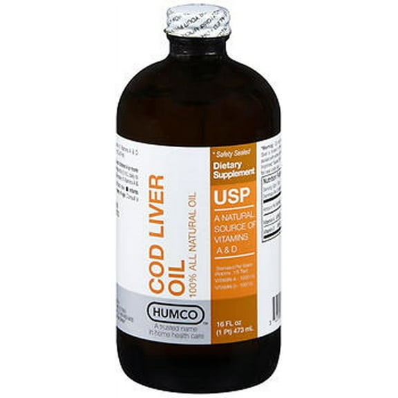 Humco Cod Liver Oil USP 16 oz