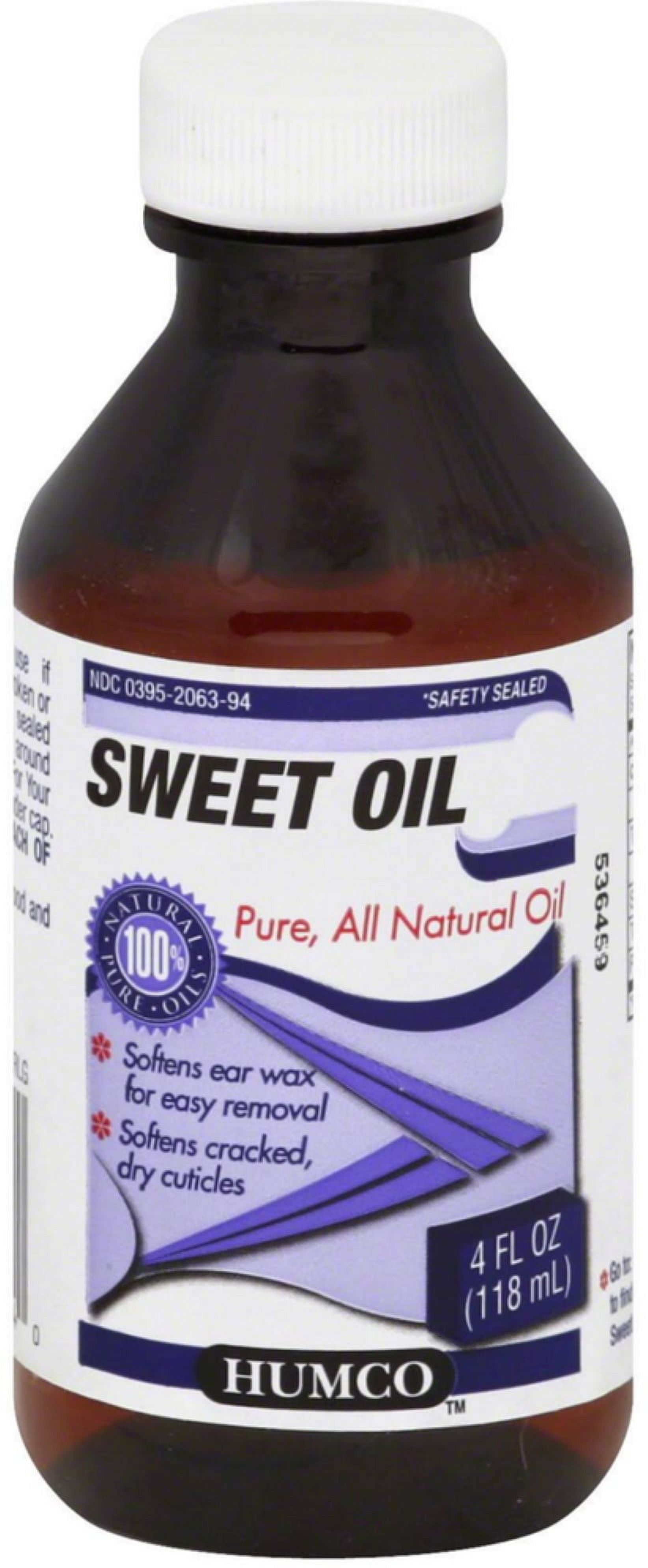 Humco Ear Drops 100% Natural Pure Sweet Olive Oil, 4 Oz. - image 1 of 7