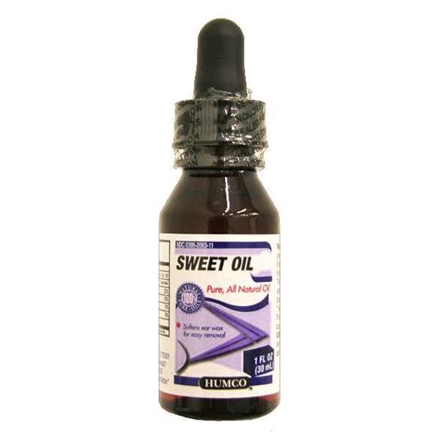 Humco Ear Drops Natural Sweet Oil with Dropper, 1 oz