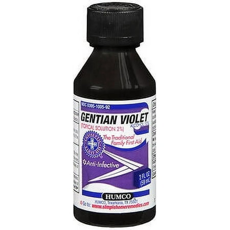 Humco Gentian Violet Solution 2%, 2 Oz.