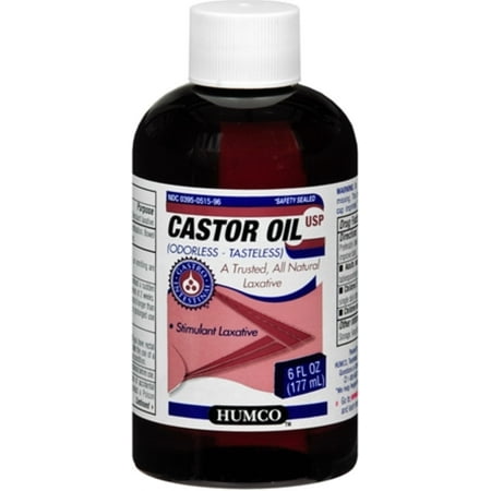 Humco, Liquid Castor Oil, Natural Laxative, 6 fl. oz.