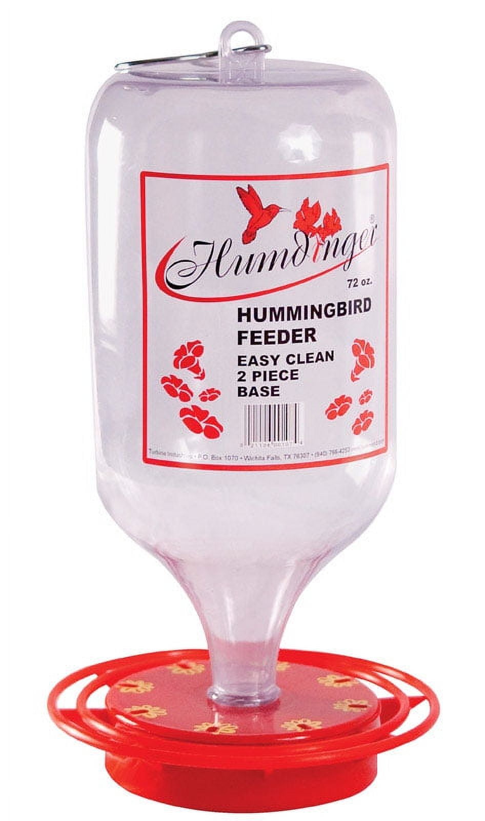 Humdinger 72 oz Plastic Hummingbird Nectar Feeder with 8 Ports