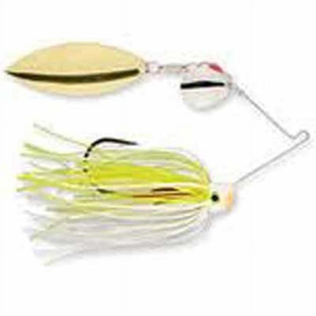 Humdinger Spinner Bait 1/4 Chartreuse/White With Orange Colorado/Orange  Willow Order 6 107A