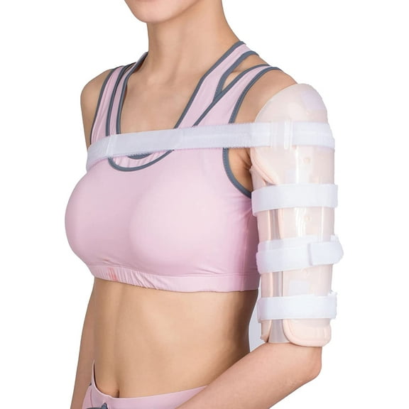 Humeral Shaft Fracture Splint Lightweight and Breathable Humeral Fracture Brace for Upper Arm, Shoulder, Left / Right Arm, Long-Bone Humerus Fracture for Men and Women(X-Large)