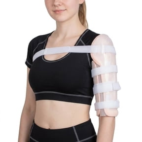 Humerus Fracture Brace Adjustable Upper Arm Stabilizer for Recovery & Immobilization Lightweight Splint for Arm Injuries