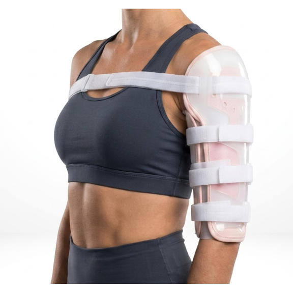 Humerus Fracture Support Brace Adjustable Upper Arm Stabilizer for Recovery & Immobilization Lightweight Splint for Arm Injuries