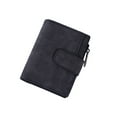 thumbnail image 1 of Dewadbow Women Coin Purse Clutch Bag Leather Short Mini Wallet Card Holders, 1 of 6
