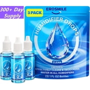 Humidifier Cleaner Drops [3 Pack] Humidifier Water Treatment Cleaning Drops for All Makes & Models - Slows Buildup & Scaling - Cleans & Deodorizes Water, 300+ Day Supply