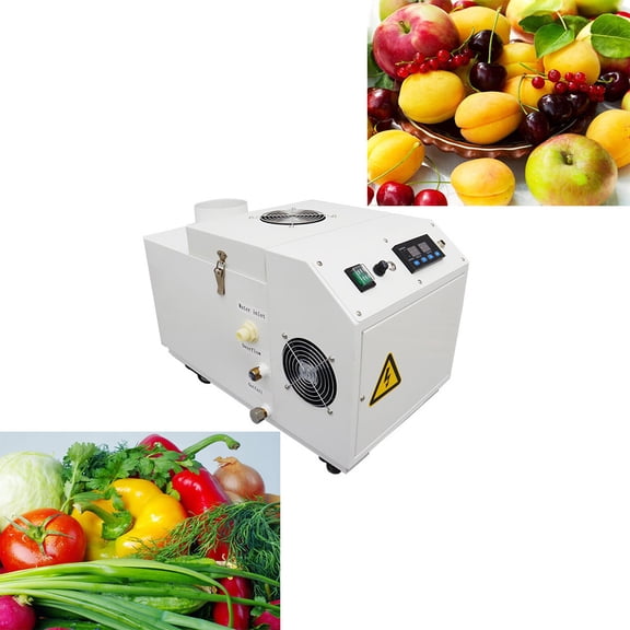 Humidifier Cooler Sprayer Fresh Keeping Humidity Control Ultrasonic One Spray Ports Fruits Vegetables Industrial 600W 6KG/H