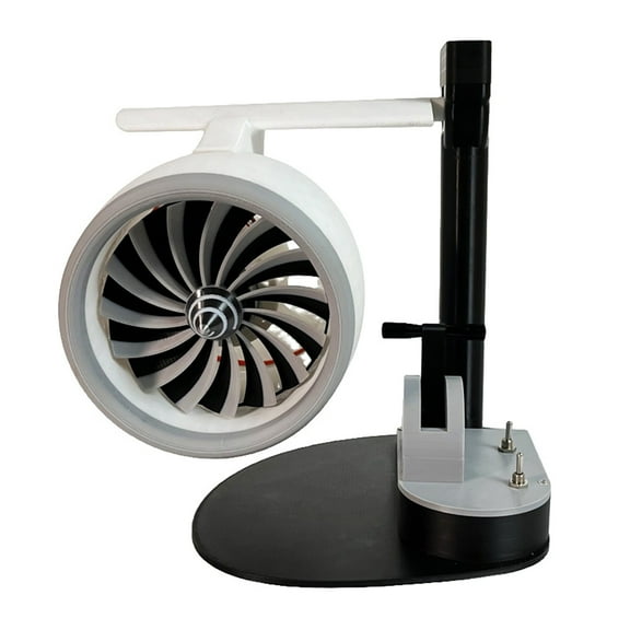 Humidifier Fan Plane Engine Shaped USB Powered Desk Fan, Quiet to Operate for Home and Office Use