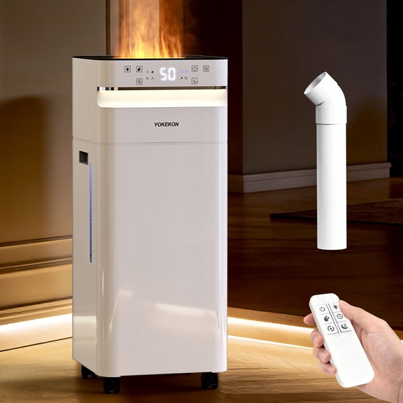 Humidifier Large Room 22L/5.8gal, 2500sq.ft Whole House Humidifiers for Home, Large Humidifier for Room, Cool Mist Humidifiers for Plants Office Commercial Area, White