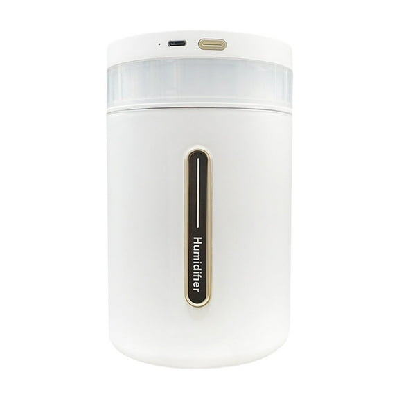 Humidifier Night Light USB Portable Mini Humidifier 1000ml Cool Mist Desktop Humidifier White Quiet Operation Auto Shut Off