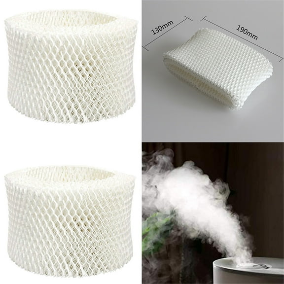 Humidifier Replacement Filter for HCM-350 HEV355 HCM-710 HCM-315 HEV312 - Wicking Filter Screen for Evaporative Humidifiers - 2 Pack - Improves Breathing Comfort & Reduces Dry Air in Home
