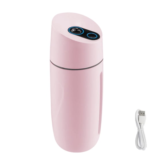 Humidifier USB LED Mist Humidifier Low\-noise Portable Home Air Diffuser Office Car Mist Diffuser Humidifier pink