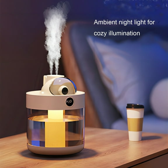 Humidifier USB Large Mist Volume Cute Baby Humidifier with Diffuser Night Light for Home Car Desktop