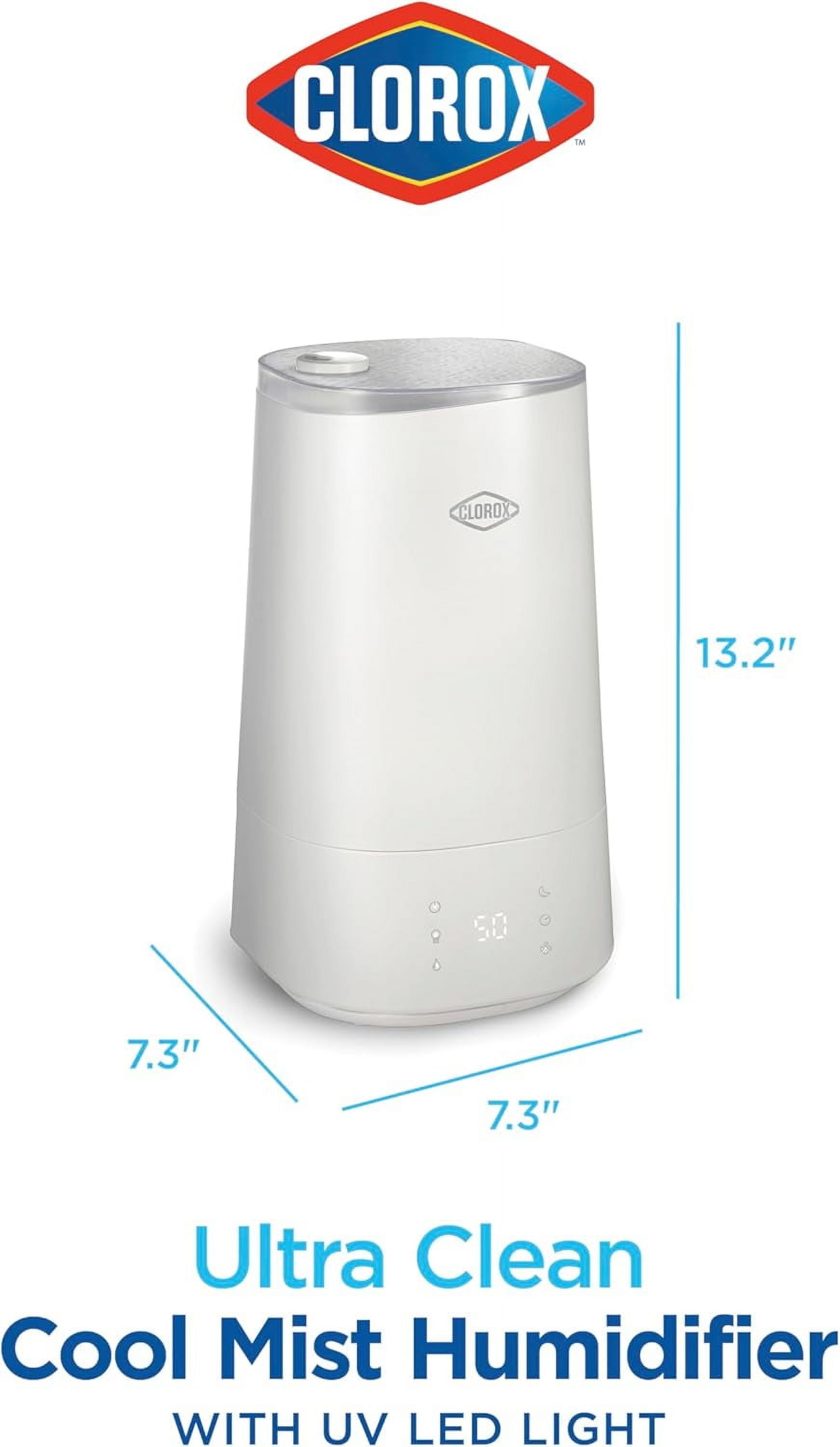 Humidifier for Bedroom with LED Light, 4L , Quiet Cool Mist for to 475 Sq Ft