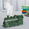 thumbnail image 1 of Humidifiers for Bedroom, 300ml Train Humidifier with Remote Control, Flame Effect Cool Mist Humidifier, Night Light，Retro Train-Shaped Aroma Diffuser for Relaxation, Home Decor & Gifts (Green), 1 of 6
