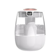 Humidifiers for Bedroom Large Room Home, 2.2l Cool and Warm Humidifiers for Baby and Plants Mist Top Fill Desk Humidifiers Essential Oil Diffuser, Digital Air Humidifier for Home - Night Light