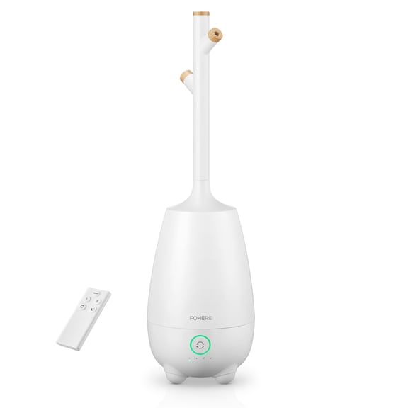 Humidifiers for Bedroom Large Room Home, 5L Quiet Cool Mist Top Fill Humidifier with Essential Oil Diffuser, Remote Control, Smart Humidistat, Sleep Mode, for Baby, Plants, Office, Nursery