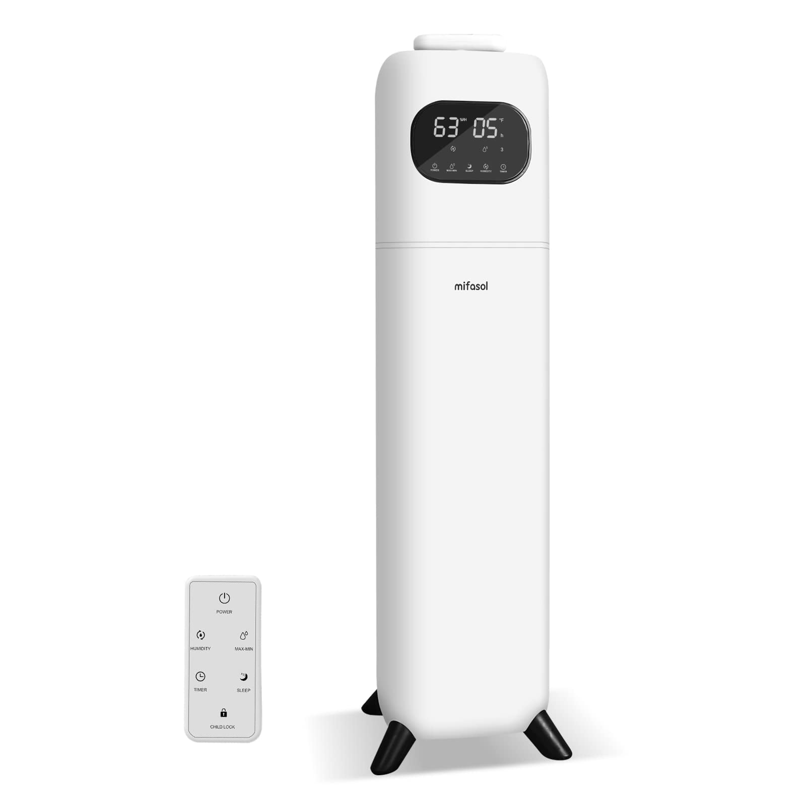 Humidifiers for Bedroom Large Room, Lacidoll 2.3Gal/9L Quiet