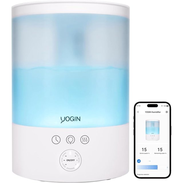 Humidifiers for Bedroom Large room,Top fill 2.5L Ultrasonic cool mist Humidifiers for Baby