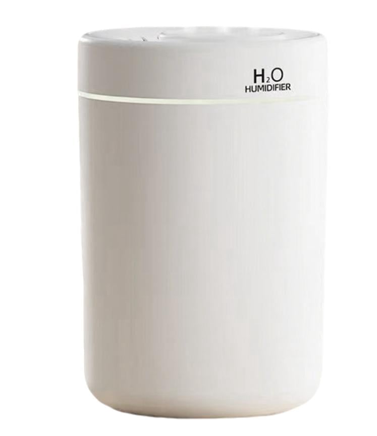 Humidifiers for Home,Bedroom,Quiet (4L Water Tank),3 Holes,28 dB Quiet, Supersized Cool Mist Air Humidifiers for Large Room, Plant, Indoor, Night Light,WIth 3 Cotton Cores,White