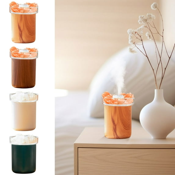 Humidifiers for Home Quiet Humidifiers for Large Room, Mini Humidifier 280MLUSB Cool Mist Portable Desktop Humidifier Stone Humidifier Two Misting Modes Quiet for Baby Bedroom Office Home