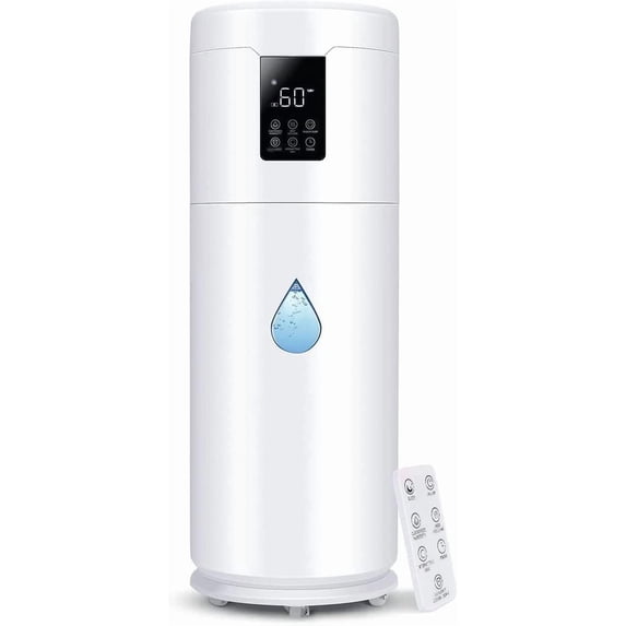 Humidifiers for Large Room Home Bedroom 2000 sq.ft. 17L/4.5Gal Large Humidifier with Extension Tube & 4 Speed Mist,Top Fill Wholehouse Humidifier with 360°Nozzle for Plant Office Commercial