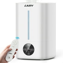Lairy 5L Cool Mist Humidifier for Large Room, Top-Fill Humidifiers, Essential Oil Aroma Pad Tray, Quiet Ultrasonic Humidifier for Home