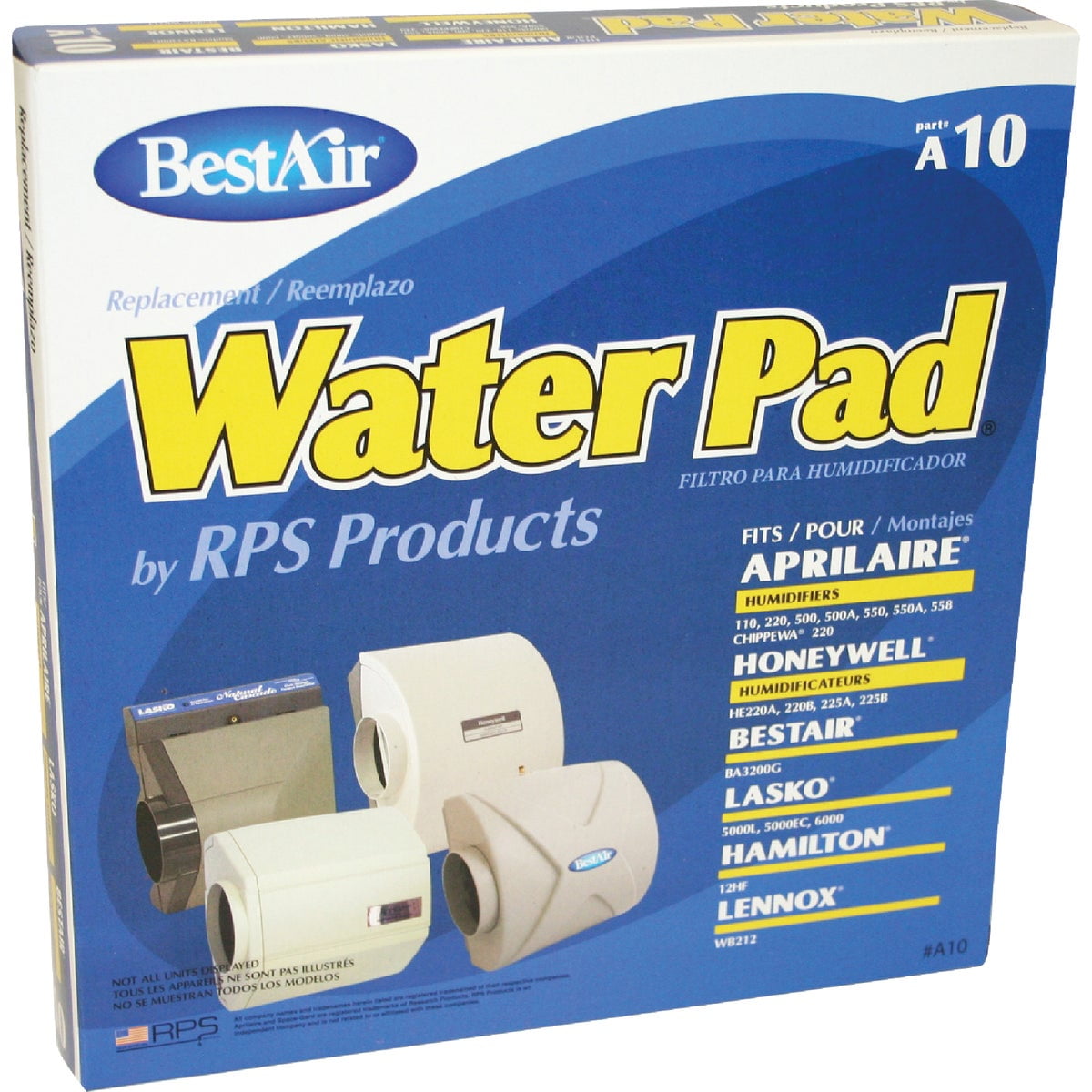 Exact Match Humidipad Evaporator Pad 9-11/16 " X 10 " X 1-3/4 " — Residential Use, Standard Application